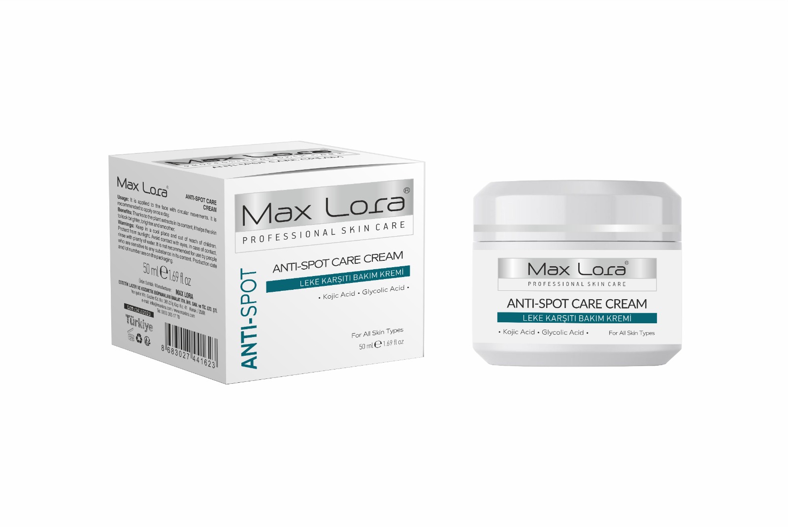Max Lora Anti Spot Leke Karşıtı Bakım Kremi 50 ml