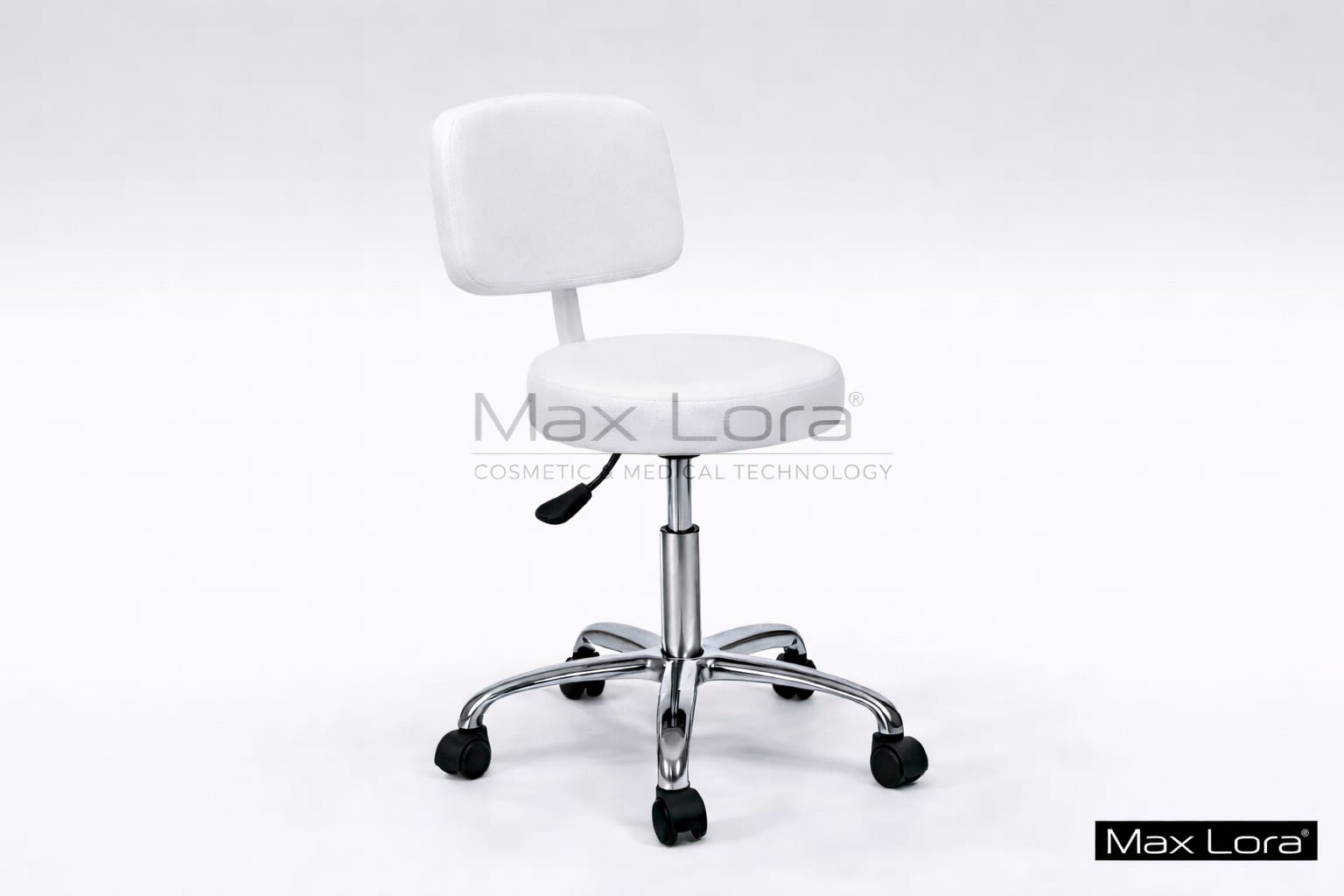 Sırt Dayamalı Metal Ayaklı Tabure